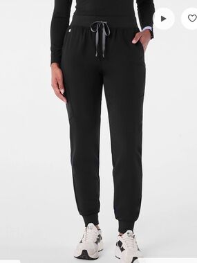 Figs Black Zamora Jogger Scrub Pants